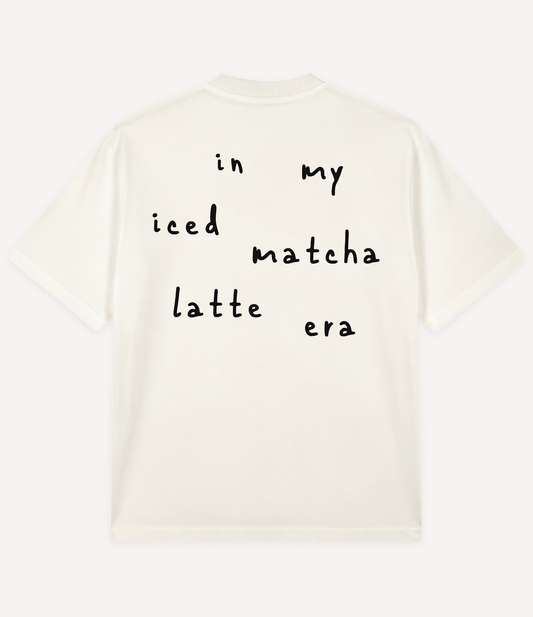 IN MY ICED MATCHA LATTE ERA OVERSIZED T-SHIRT