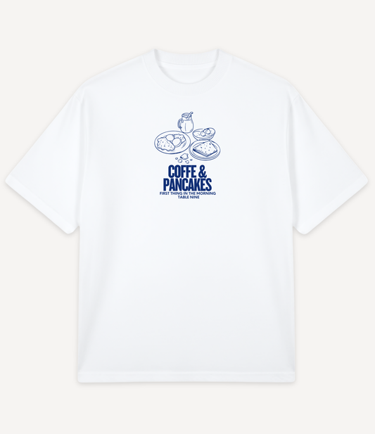 COFFEE & PANCAKES OVERSIZED T-SHIRT
