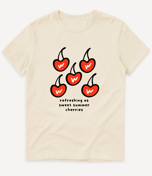 REFRESHING LIKE SUMMER CHERRIES T-SHIRT