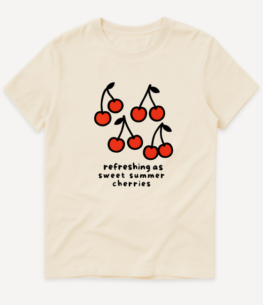 REFRESHING AS SWEET SUMMER CHERRIES T-SHIRT