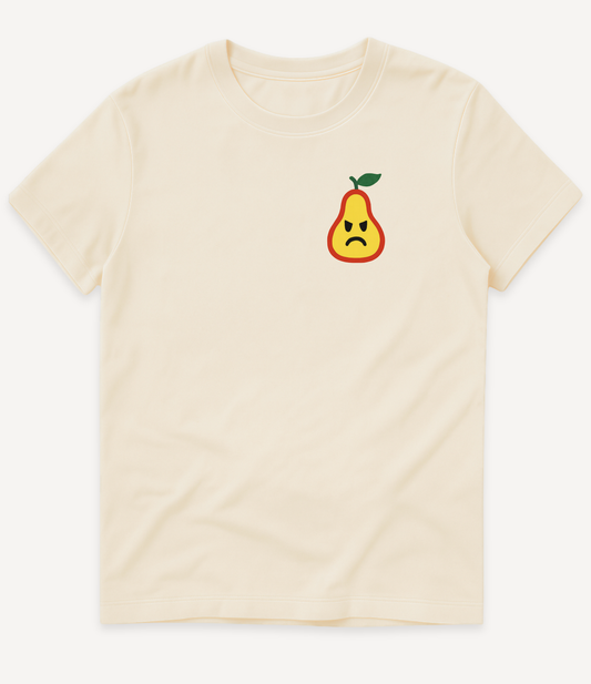 MAD PEAR RED OUTLINE T-SHIRT