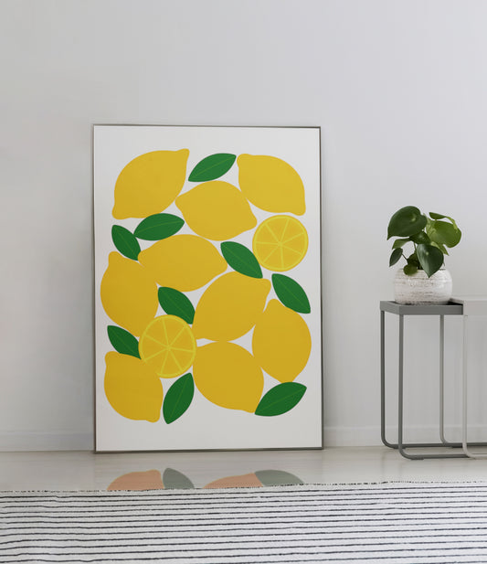 LEMON ART POSTER