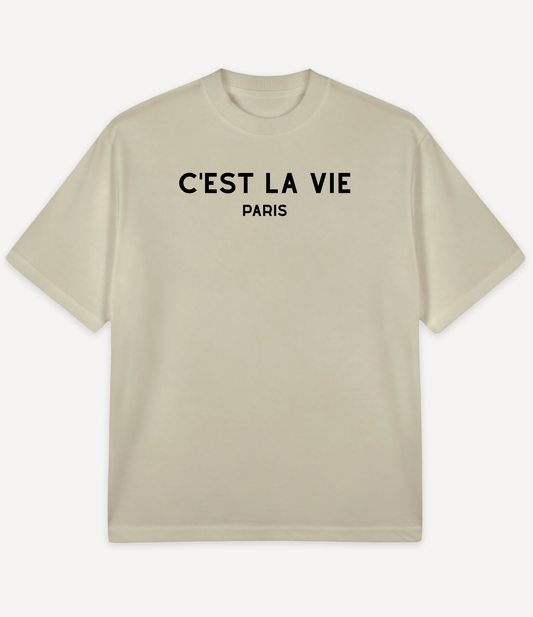 C'EST LA VIE OVERSIZED T-SHIRT