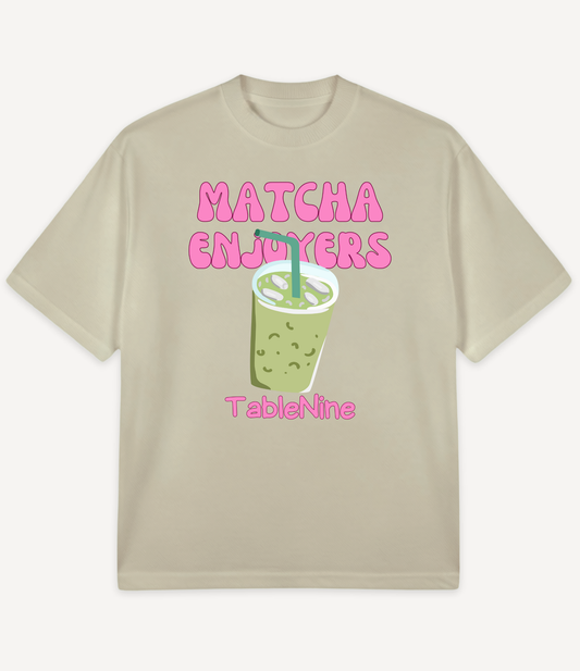 MATCHA ENJOYERS OVERSIZED T-SHIRT