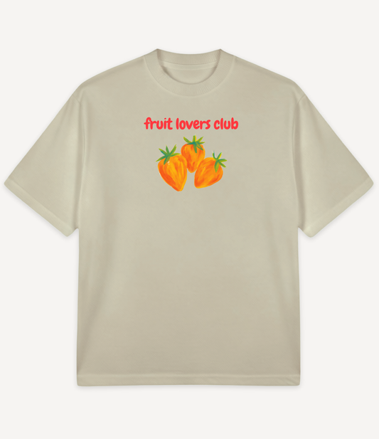 FRUIT LOVERS CLUB SMALL OVERSIZED T-SHIRT