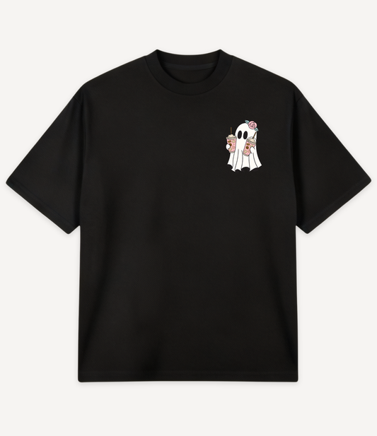 SECOND COFFEE GHOST OVERSIZED T-SHIRT