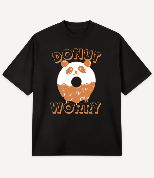 DONUT WORRY PANDA OVERSIZED T-SHIRT