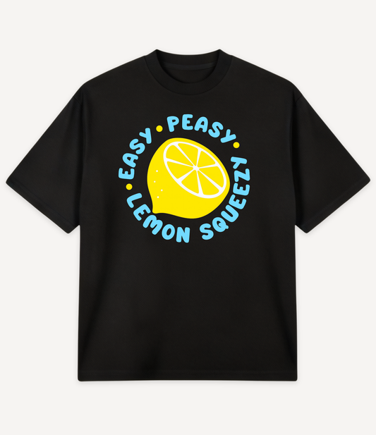 EASY PEASY LEMON SQUEEZY OVERSIZED T-SHIRT