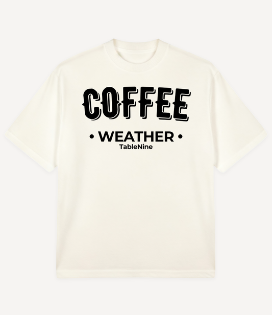 COFFEE WEATHER OVERSIZED T-SHIRT