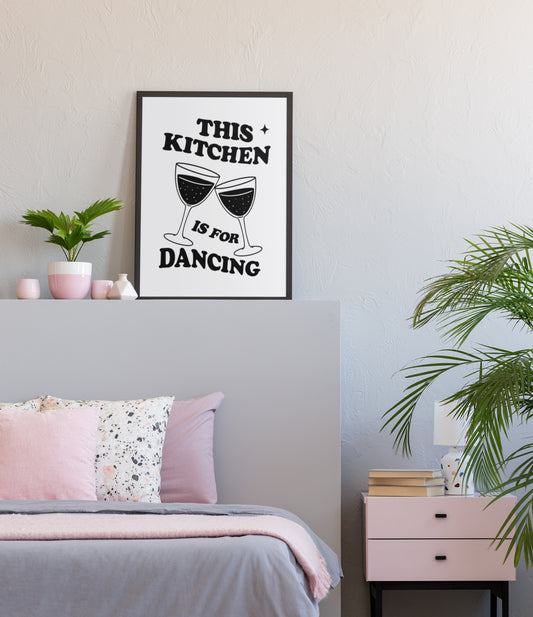 THIS KITCHEN IS FOR DANCING POSTER