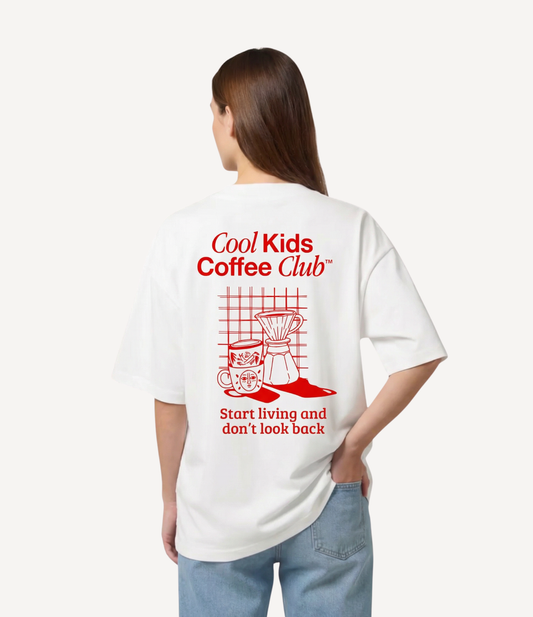 COOL KIDS COFEE CLUB OVERSIZED T-SHIRT