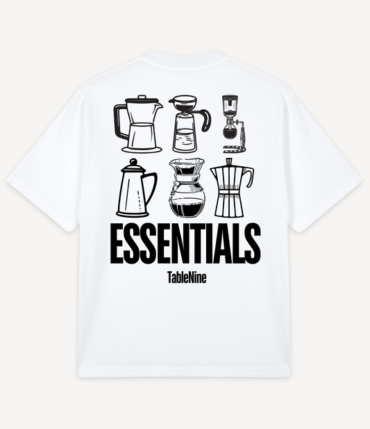 COFFEE ESSENTIALS OVERSIZED T-SHIRT
