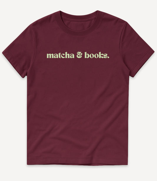MATCHA & BOOKS T-SHIRT