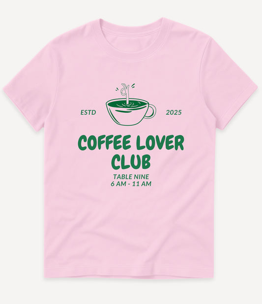 COFFEE LOVER CLUB 2025 T-SHIRT
