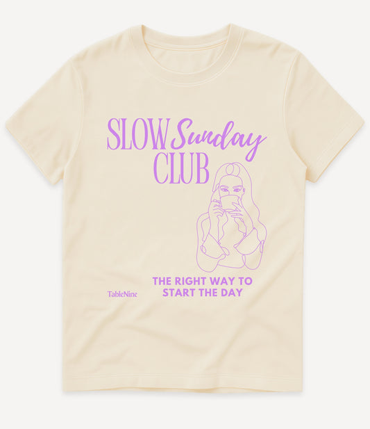 SLOW SUNDAY CLUB T-SHIRT
