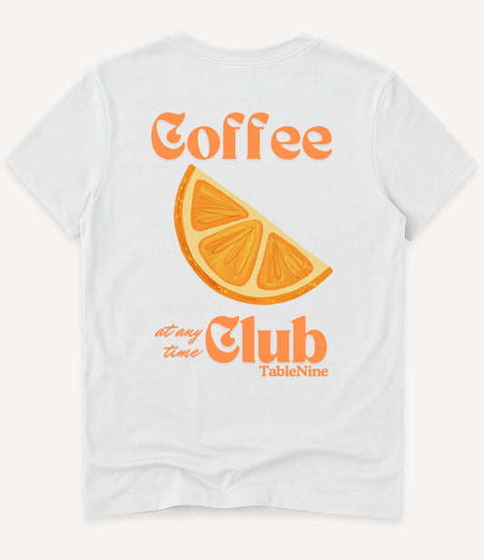 ORANGE COFFEE CLUB T-SHIRT