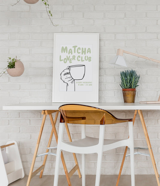 MATCHA LOVER CLUB POSTER