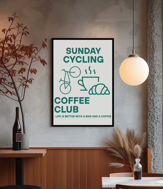 SUNDAY CYCLING CLUB POSTER
