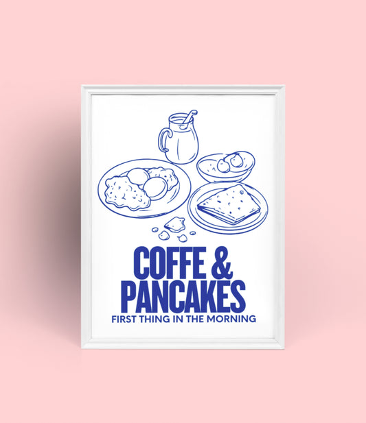 COFFEE & PANCAKES POSTER