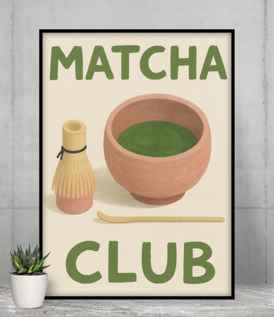 MATCHA CLUB POSTER