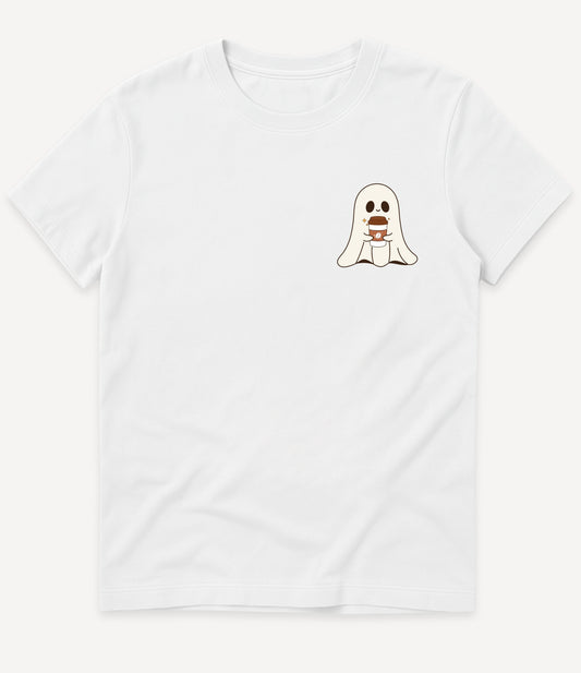 SMALL COFFEE GHOST T-SHIRT