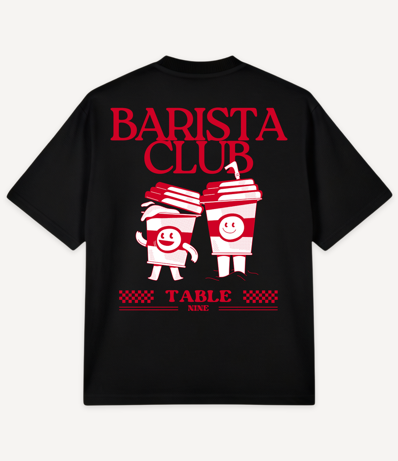 BARISTA CLUB OVERSIZED T-SHIRT