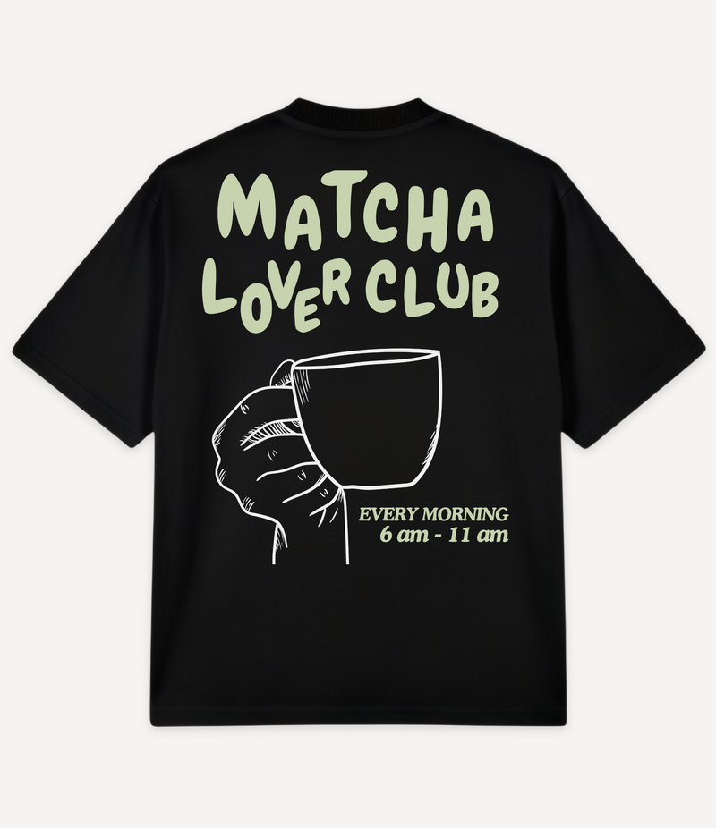 MATCHA LOVER CLUB OVERSIZED T-SHIRT