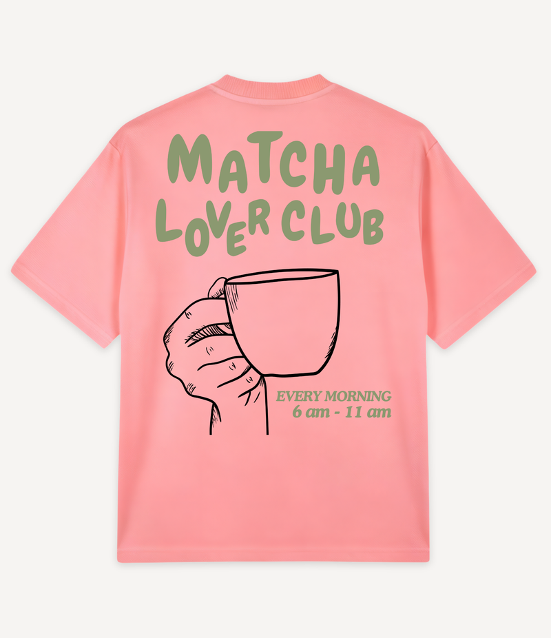 MATCHA LOVER CLUB OVERSIZED T-SHIRT