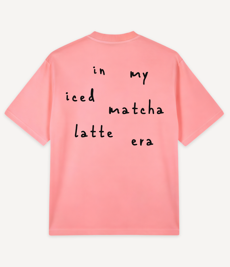 IN MY ICED MATCHA LATTE ERA OVERSIZED T-SHIRT