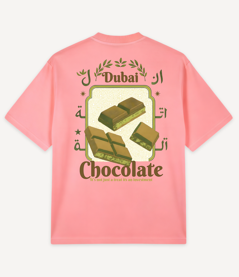 DUBAI CHOCOLATE OVERSIZED T-SHIRT