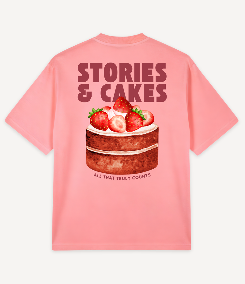 STORIES AND CAKES OVERSIZED T-SHIRT