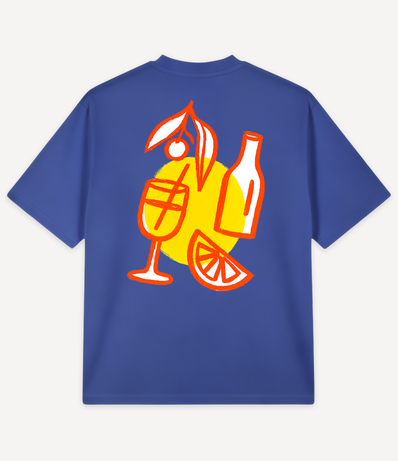 SUMMER DRINK OVERSIZED T-SHIRT