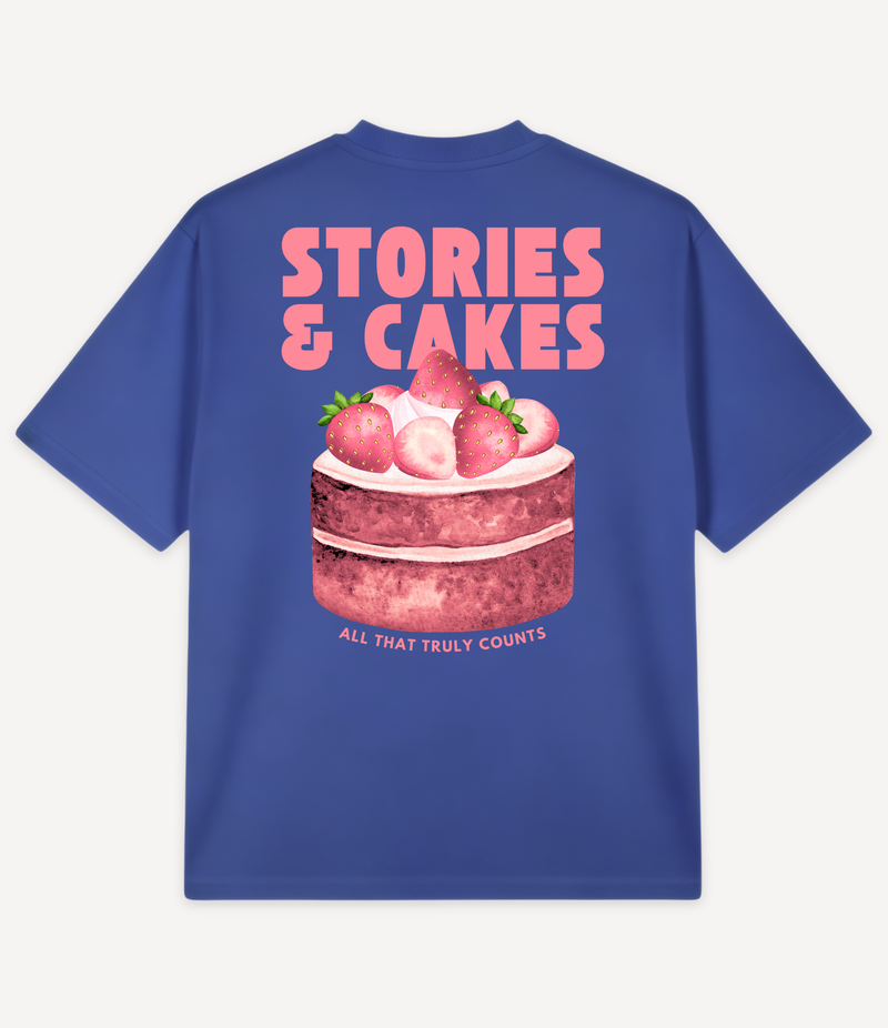 STORIES AND CAKES OVERSIZED T-SHIRT