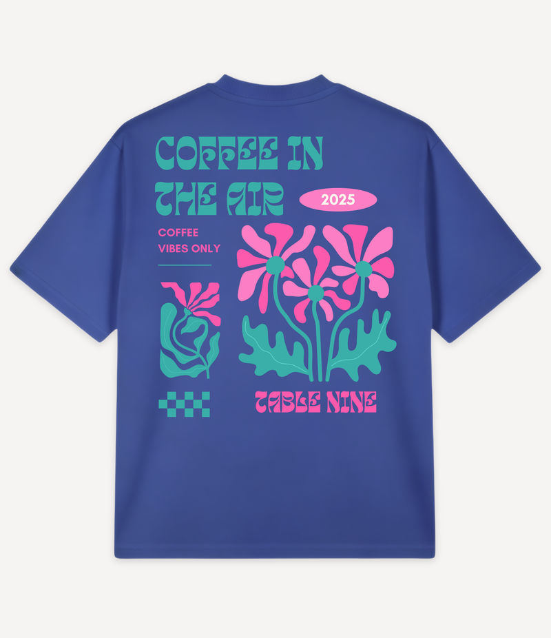COFFEE IN THE AIR OVERSIZED T-SHIRT