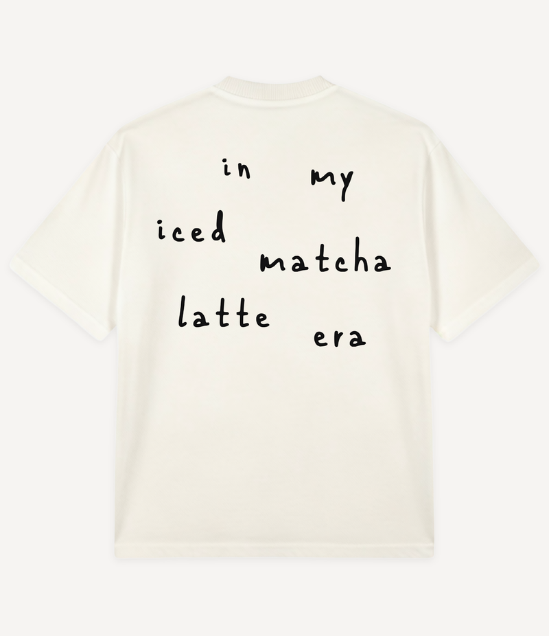 IN MY ICED MATCHA LATTE ERA OVERSIZED T-SHIRT