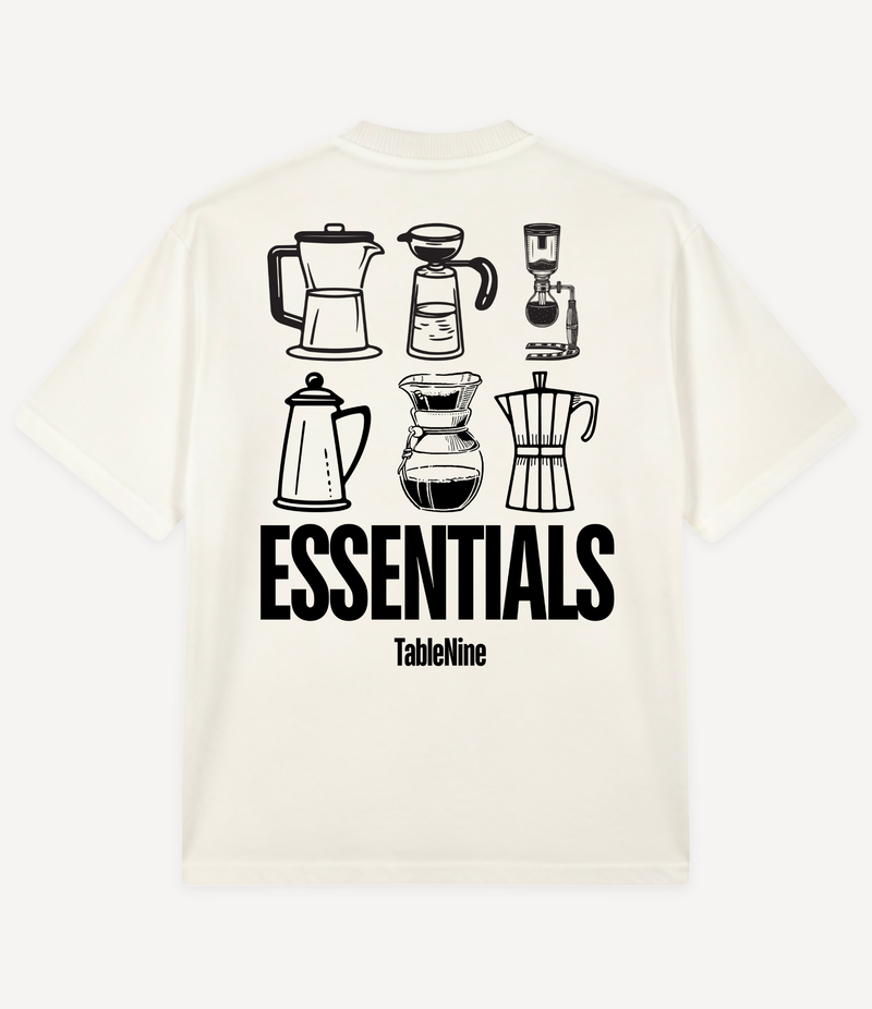 COFFEE ESSENTIALS OVERSIZED T-SHIRT