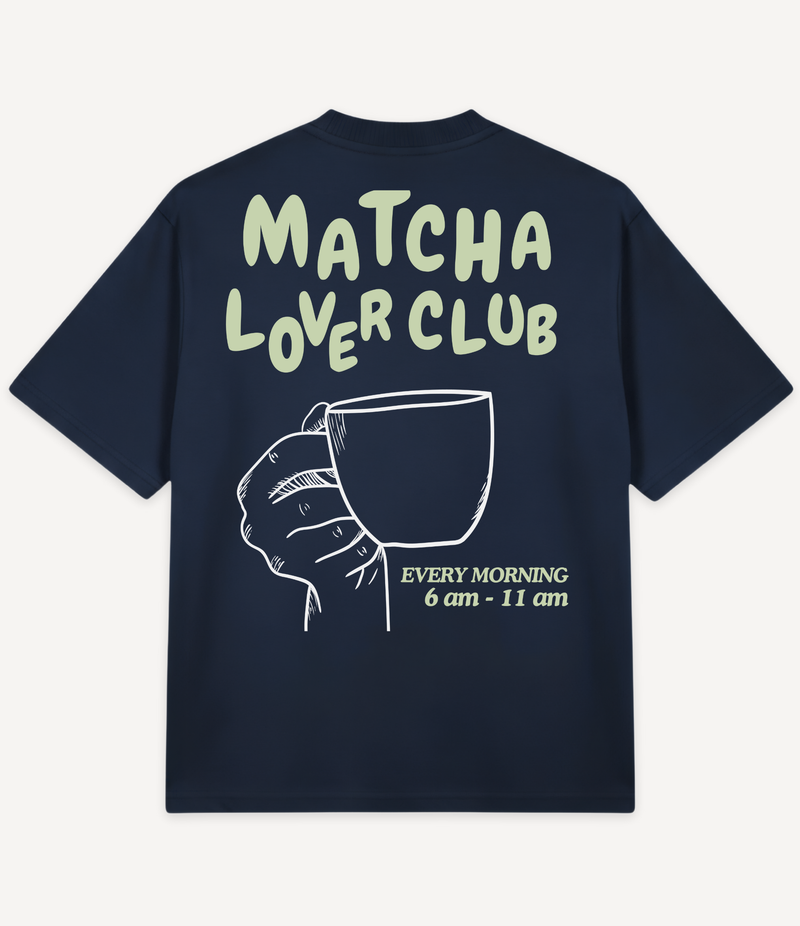 MATCHA LOVER CLUB OVERSIZED T-SHIRT