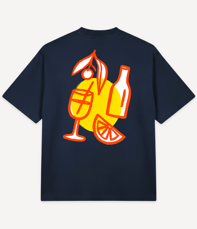SUMMER DRINK OVERSIZED T-SHIRT
