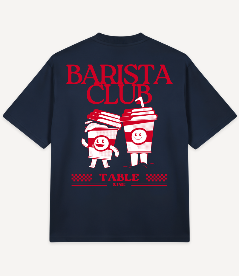 BARISTA CLUB OVERSIZED T-SHIRT
