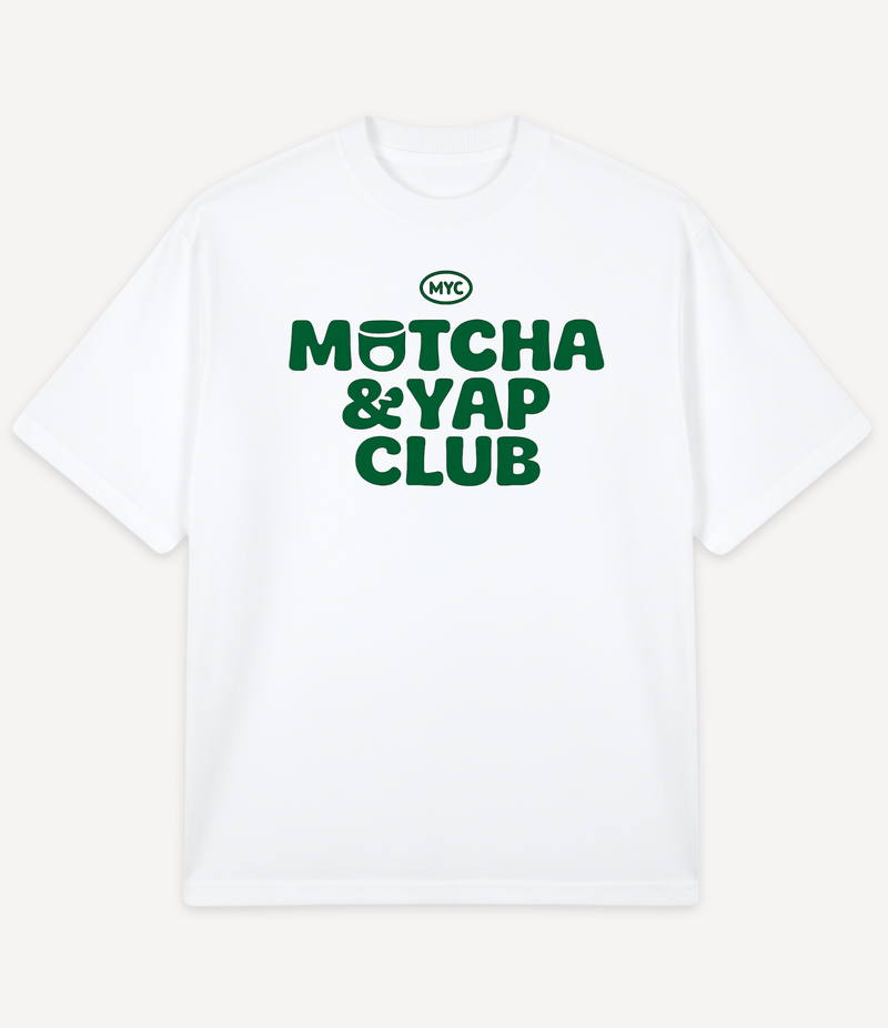 MATCHA & YAP CLUB OVERSIZED T-SHIRT