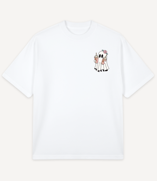 SECOND COFFEE GHOST OVERSIZED T-SHIRT