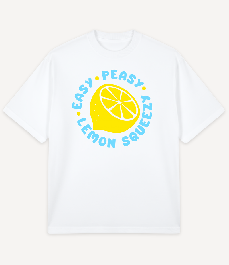 EASY PEASY LEMON SQUEEZY OVERSIZED T-SHIRT