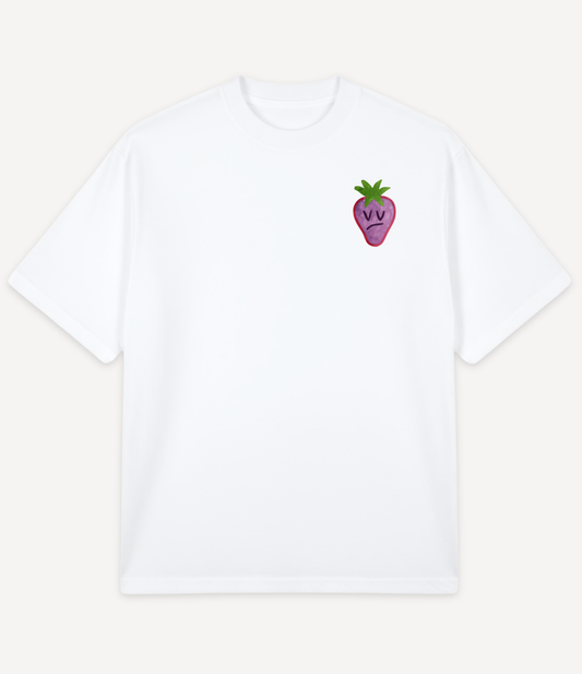 PINK STRAWBERRY OVERSIZED T-SHIRT