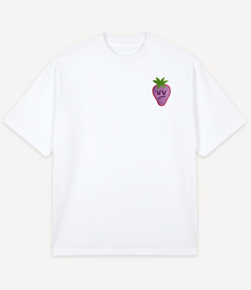 PINK STRAWBERRY OVERSIZED T-SHIRT