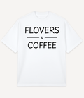 FLOVERS AND COFFEE OVERSIZED T-SHIRT - Image 1