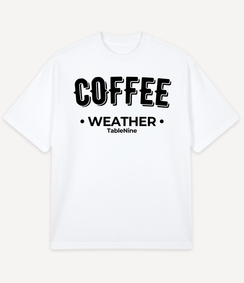 COFFEE WEATHER OVERSIZED T-SHIRT