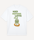 ICED MATCHA LATTE OVERSIZED T-SHIRT - Image 1