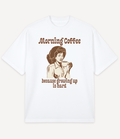 MORNING COFFEE OVERSIZED T-SHIRT - Image 2