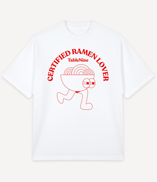 CERTIFIED RAMEN LOVER OVERSIZED T-SHIRT