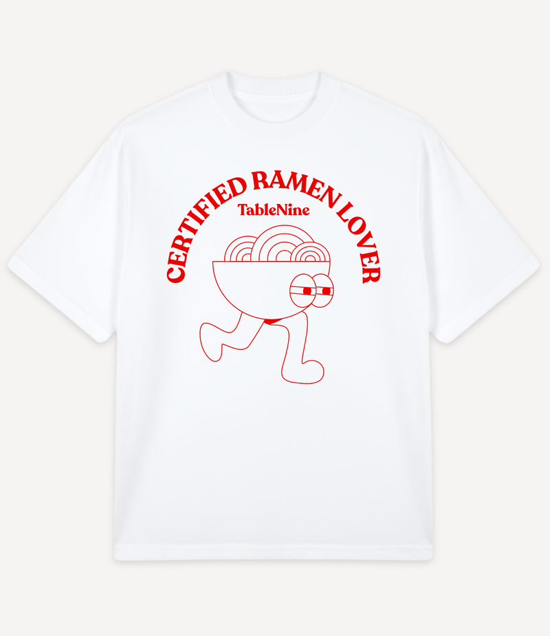 CERTIFIED RAMEN LOVER OVERSIZED T-SHIRT
